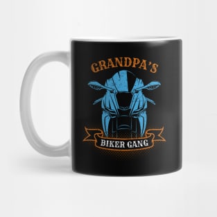 Grandpa's Biker Gang Father's Day Mug